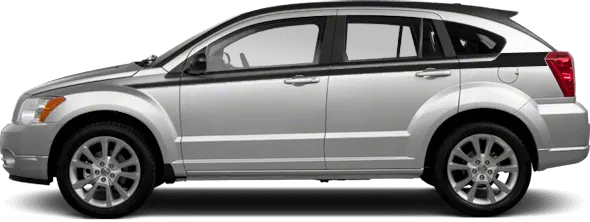 2007 to 2012 Dodge Caliber Upper Body Side (Cuda) Stripes . Installed on Car