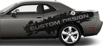 BUY and CUSTOMIZE Dodge Challenger - Drag Pack Splatter Stripes
