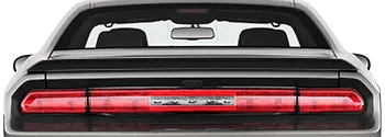 BUY and CUSTOMIZE Dodge Challenger - Rear Spoiler Blackout Decal
