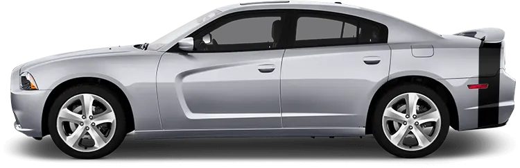 2011 to 2014 Dodge Charger Bumble Bee Tail Stripes . Installed on Car