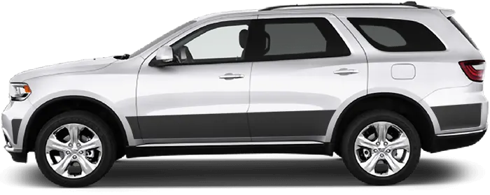 2011 to Present Dodge Durango Rocker Panel Stripes . Installed on Car