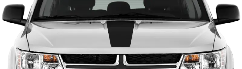 2009 to 2020 Dodge Journey Hood Center Stripe . Installed on Car