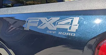 BUY and CUSTOMIZE Ford Maverick - Bed Side Callout Decal Graphic